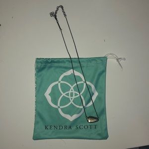 Kendra Scott Gunmetal Necklace